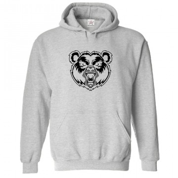 Bear Tattoo Classic Unisex Kids and Adults Pullover Hoodie									 									 									